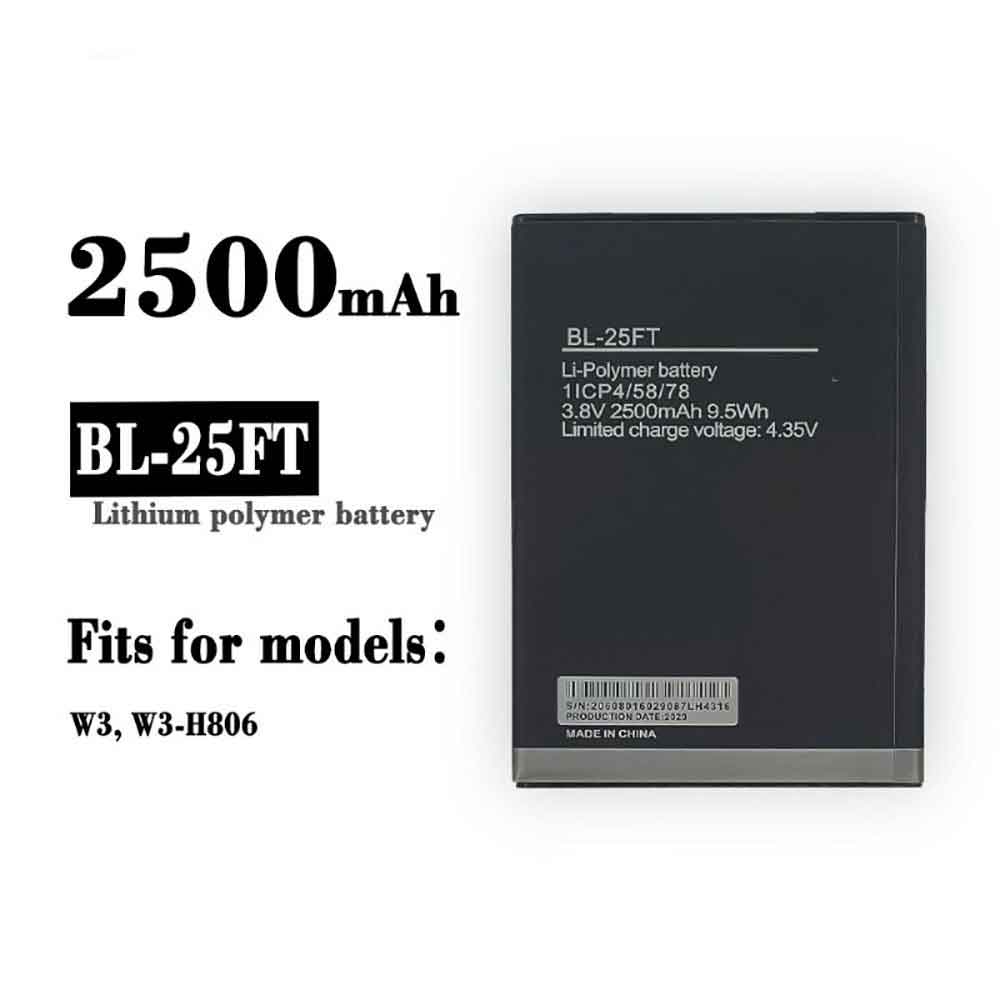 Batería para TECNO BL-25FT
